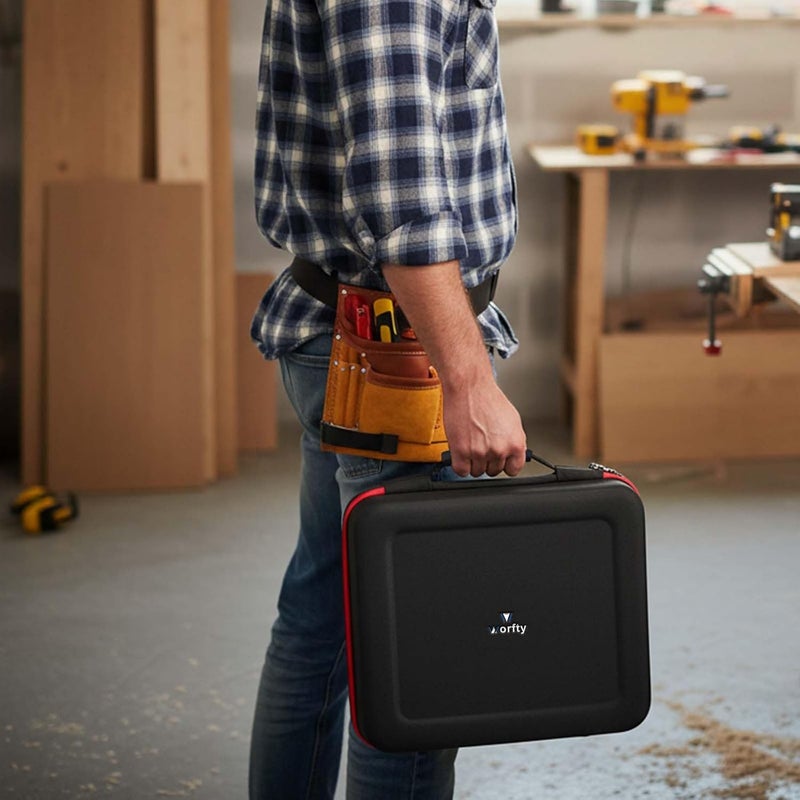 worfty Hard Case for CRAFTSMAN V20 Brad Nailer Cordless 18GA (CMCN618B), Case Only (for CMCN618B) - Image 4